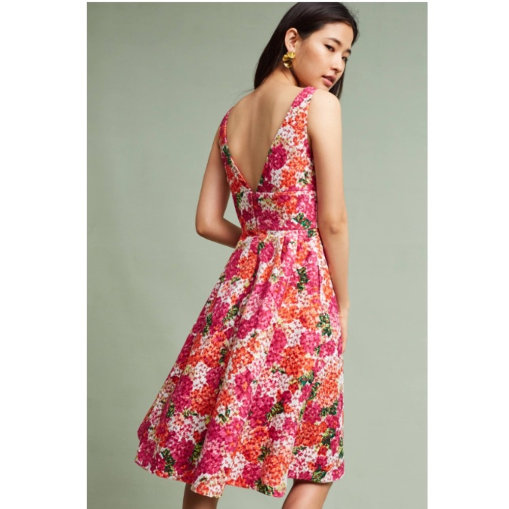 NWT Anthropologie Monique Lhuillier Riona Dress 10 - Picture 2 of 5